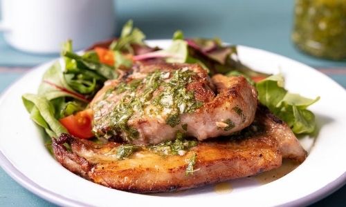Lamb Chops With Mint Chimichurri